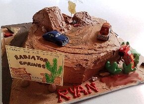Disney Cars Cake Radiator Springs