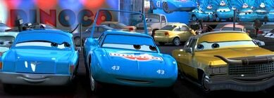 Dinoco race car characters