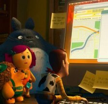Bonnie's Toys: Totoro with friends and Woody