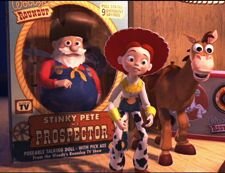 Looking at Woody in disbelief!
